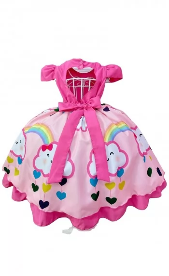 Vestido Luxinho Tema Chuva de Benção / Chuva de Amor