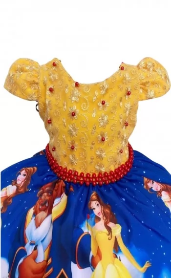 Vestido Luxinho Tema Princesa Bela