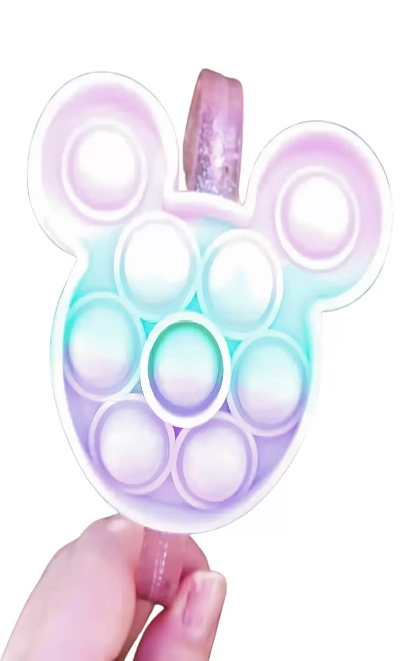 Tiara / Arco Pop It / Fidget Toy - Orelhas Ratinho