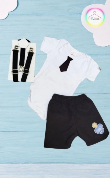 Conjunto bebê tema Baby Chefinho