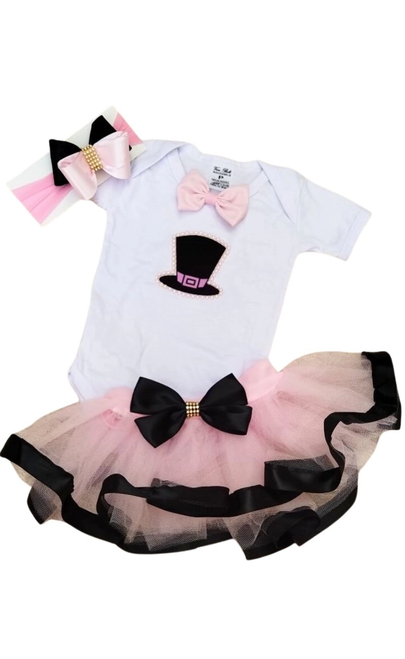 Conjunto bebê tema Bita Baby Rosa