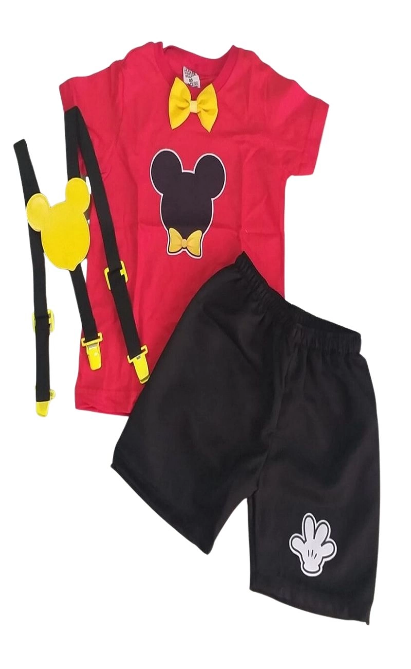 Conjunto Infantil tema Ratinho Vermelho - Lika Loka