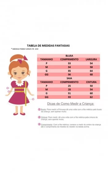 Fantasia Infantil Bailarina