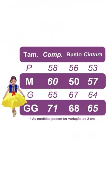 Vestido Fantasia Cinderela curto