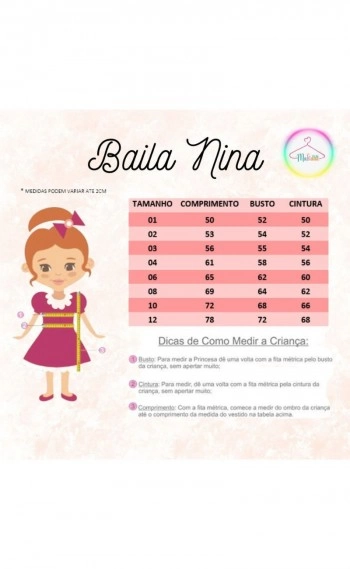 Vestido Infantil Encanto - Magia das Flores