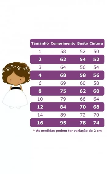 Vestido Infantil Festa Renda Lilás