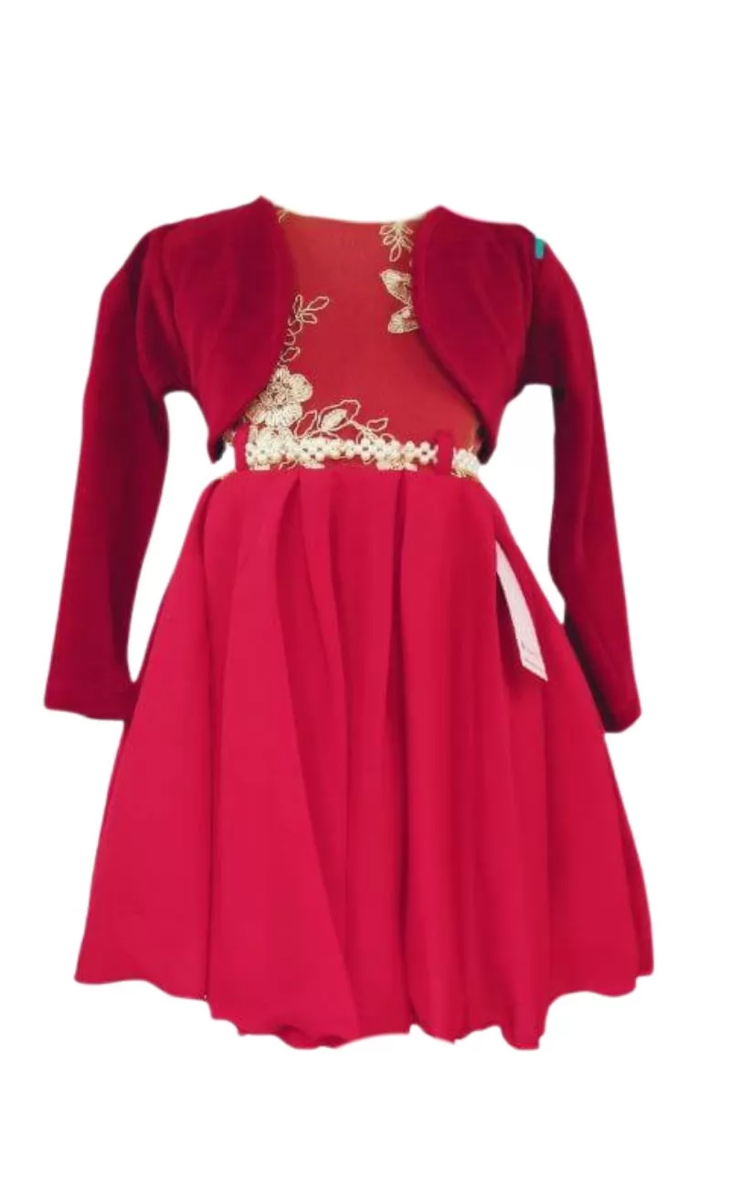 Vestido Infantil Festa Vermelho - Rainha Vermelha